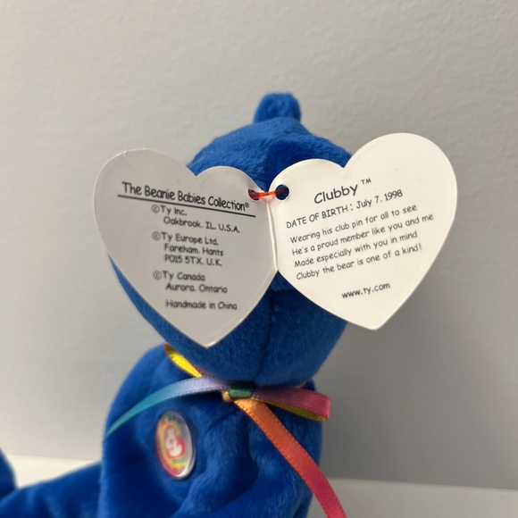 NWT Ty Set of 5 Beanie Baby Teddy Bears - Picture 6 of 11